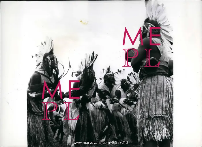 : Tribesmen in traditional costume : Tribesmen in traditional costume