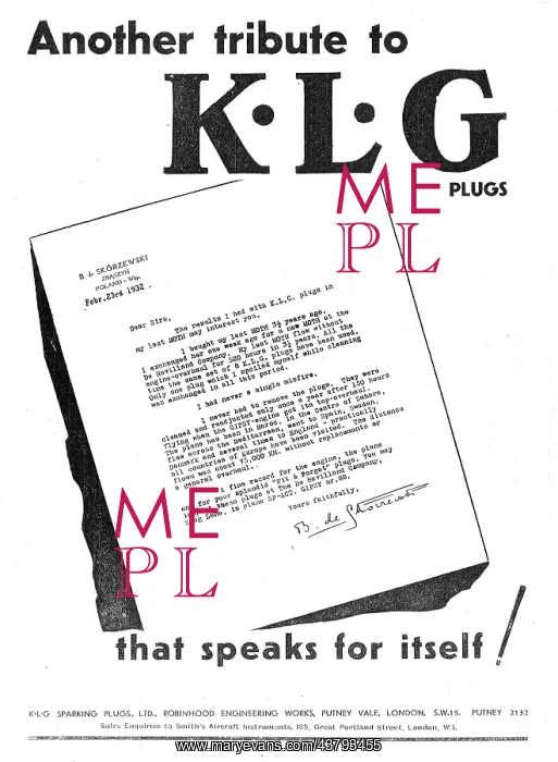 : Another Tribute To KLG Sparking Plugs : Another Tribute To KLG Sparking Plugs