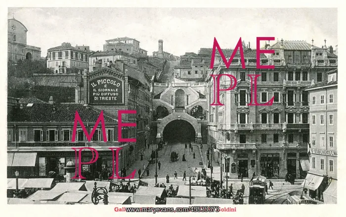  : Trieste, Italy - Galleria di Montuzza, Piazza Carlo Goldini
