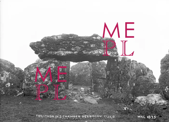 : Trilithon in S. Chamber, Deerpark, Sligo : Trilithon in S. Chamber, Deerpark, Sligo