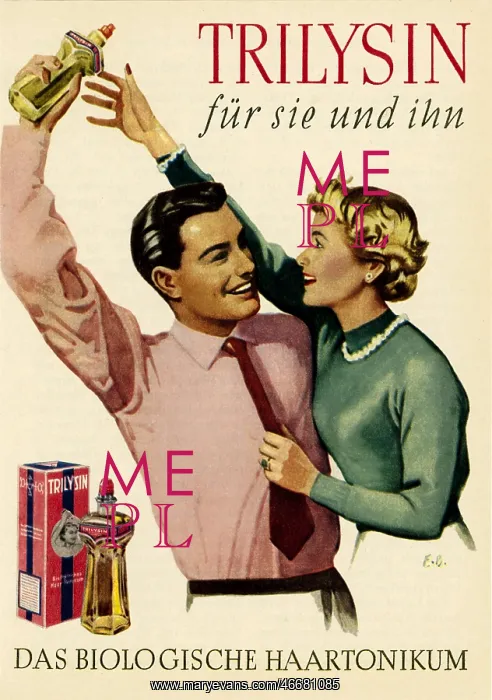  : Trilysin hair tonic advert