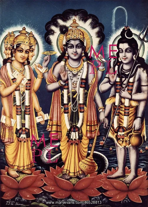 : Trimurti ('three forms in Sanskrit) of Brahma : Trimurti ('three forms in Sanskrit) of Brahma