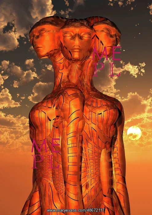 : A trinity of alien beings, coequal, independent : A trinity of alien beings, coequal, independent