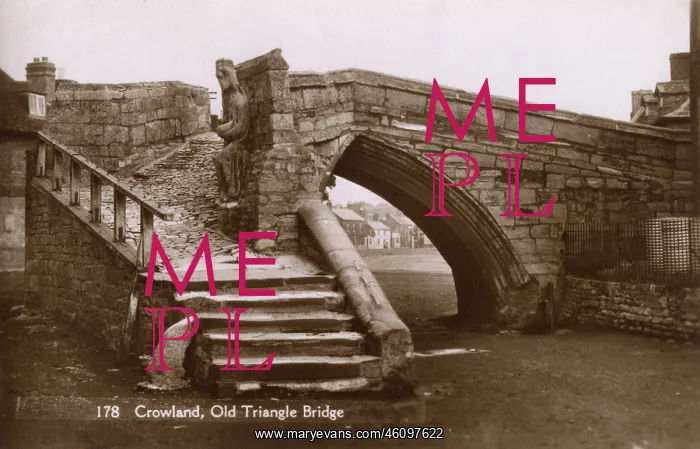 : Trinity Bridge, Crowland, Lincolnshire : Trinity Bridge, Crowland, Lincolnshire