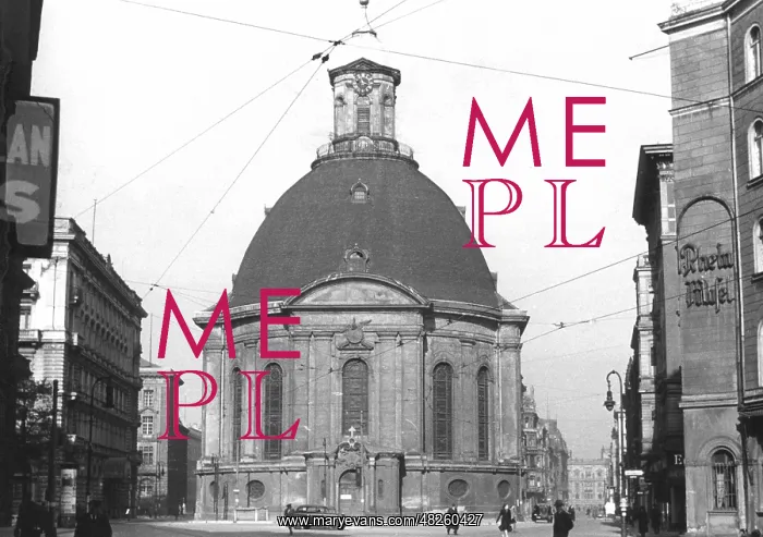 : Trinity Church in Berlin, 1943 : Trinity Church in Berlin, 1943