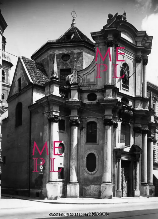 : The Trinity Church in Munich, 1887 : The Trinity Church in Munich, 1887