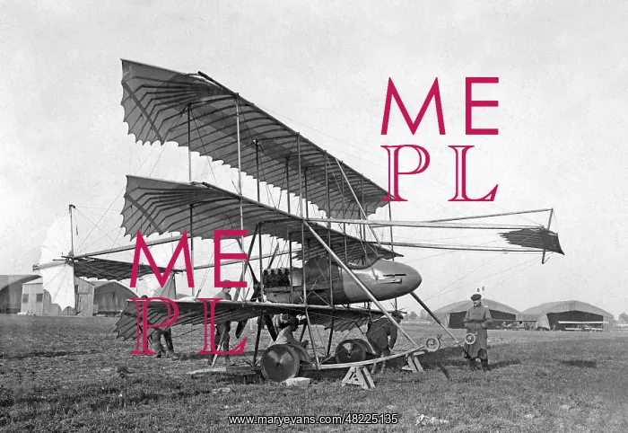 : Triple-decker plane by Louis Paulhan, 1911 : Triple-decker plane by Louis Paulhan, 1911