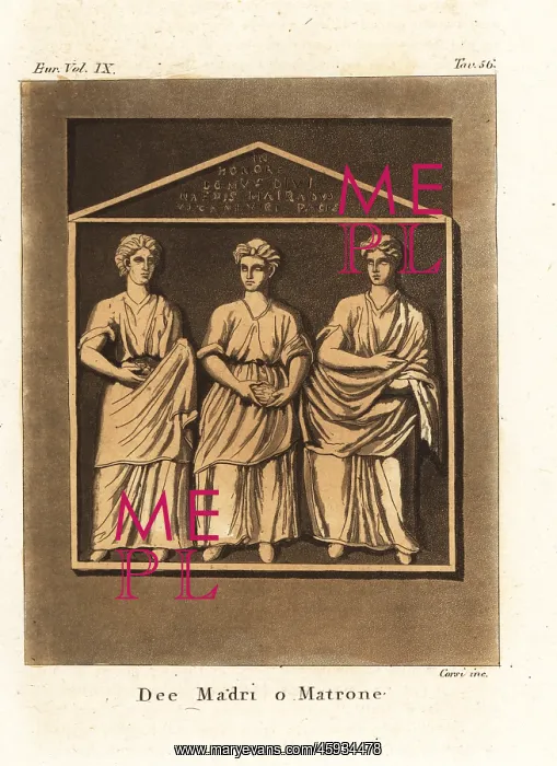 : Triple deities of the ancient Germans, Mairae or Mairabus : Triple deities of the ancient Germans, Mairae or Mairabus