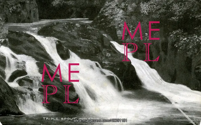 : Triple Spout Falls, Ingleton, Yorkshire : Triple Spout Falls, Ingleton, Yorkshire
