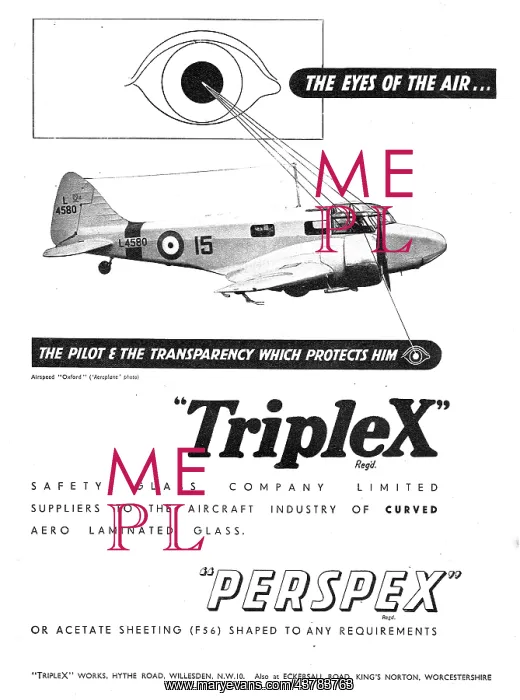 : Triplex Aircraft Transparencies : Triplex Aircraft Transparencies