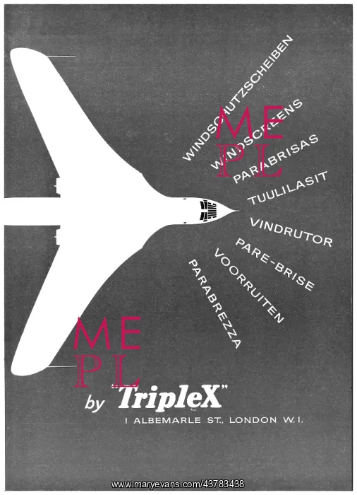 : Triplex Aircraft Windscreens & Transparencies : Triplex Aircraft Windscreens & Transparencies