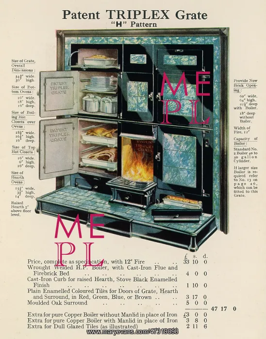  : TRIPLEX GRATE 1929