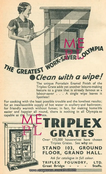 : Triplex Grates Advertisement : Triplex Grates Advertisement
