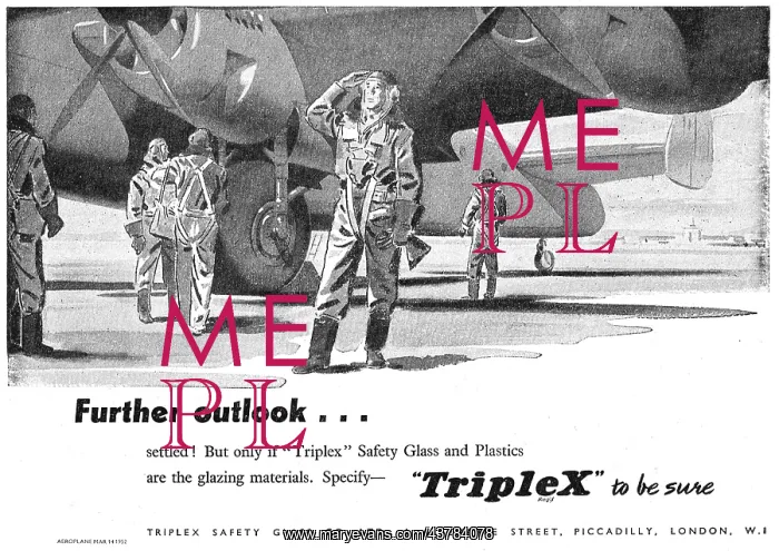 : Triplex Transparencies On The Avro Shackleton : Triplex Transparencies On The Avro Shackleton