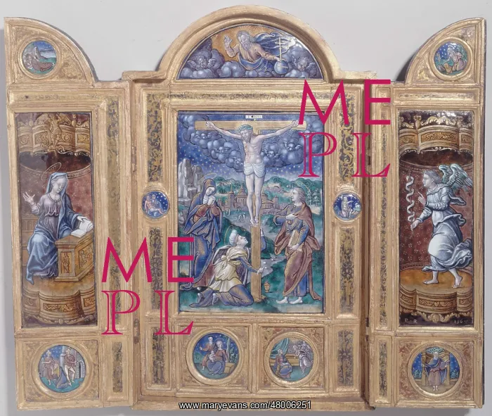 : Triptych of the Crucifixion : Triptych of the Crucifixion