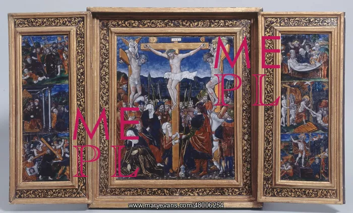 : Triptych of the Crucifixion : Triptych of the Crucifixion
