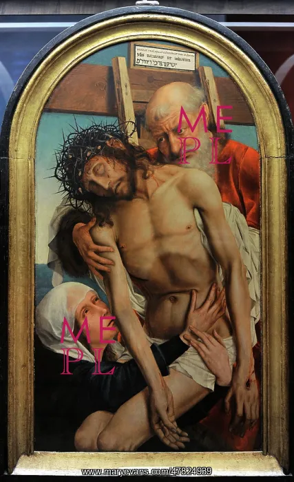 : Triptych of the Descent. Descent from the Cross by Matsys : Triptych of the Descent. Descent from the Cross by Matsys