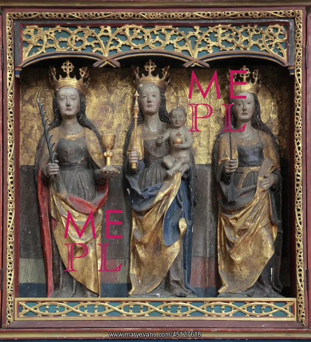 : Triptych, Marienkirche, Berlin, Germany : Triptych, Marienkirche, Berlin, Germany