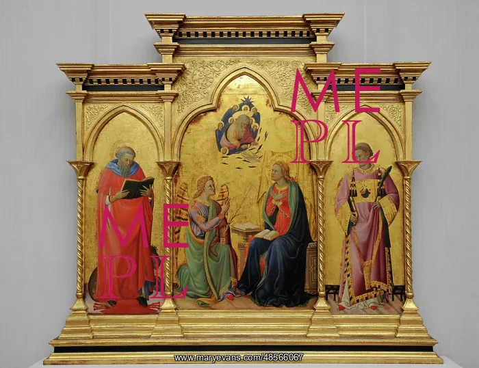 : Triptych by Paolo Schiavo (1397-1478) : Triptych by Paolo Schiavo (1397-1478)