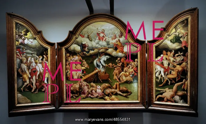  : Triptych with the Triumph of Death and the Last Judgement by