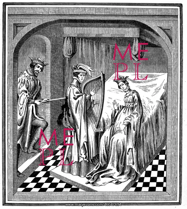 : Tristan, mythical figure, scene, King Marke stabbing : Tristan, mythical figure, scene, King Marke stabbing