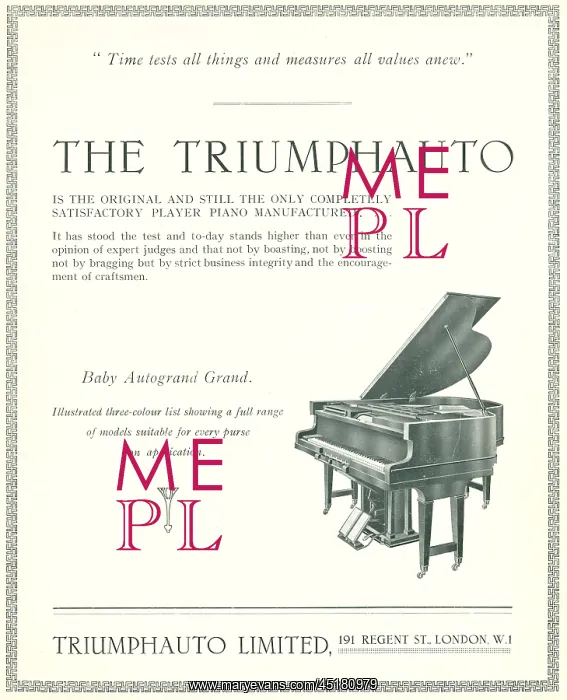 : The Triumphauto Advertisement : The Triumphauto Advertisement