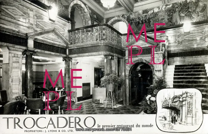 : The Trocadero Restaurant, London : The Trocadero Restaurant, London