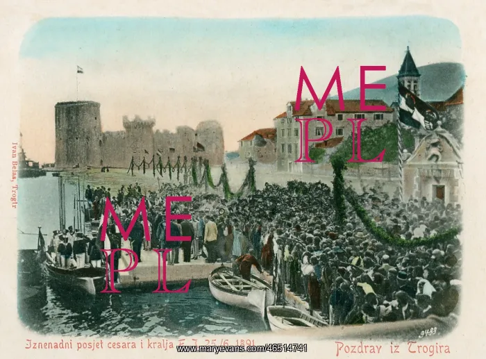 : Trogir - Visit of Franz Joseph : Trogir - Visit of Franz Joseph