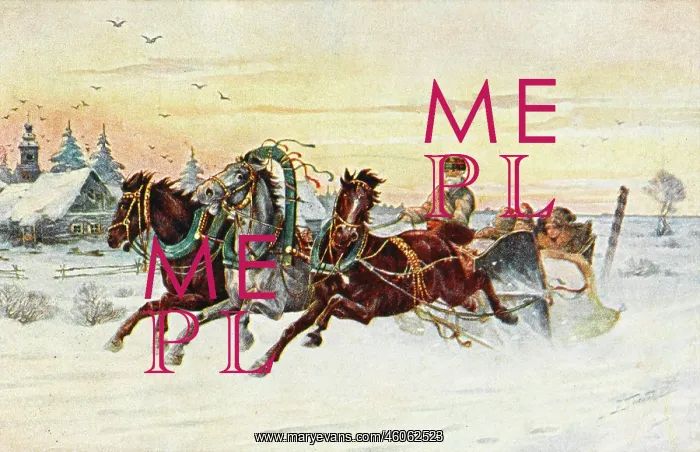 : Troika in the snow - Russia : Troika in the snow - Russia