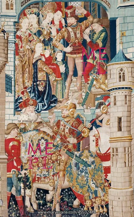 : The Trojan War: Achilles Tent. ca. 1470. Right : The Trojan War: Achilles Tent. ca. 1470. Right