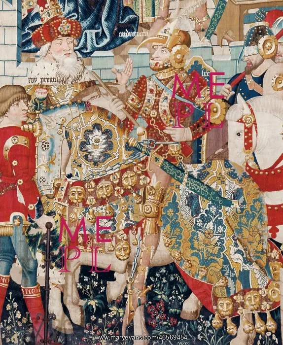 : The Trojan War: Achilles Tent. ca. 1470. Right : The Trojan War: Achilles Tent. ca. 1470. Right