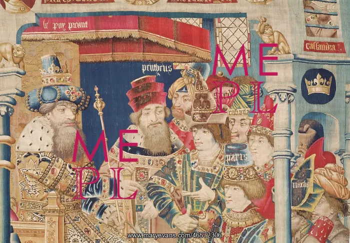: The Trojan War: The Rape of Helen. ca. 1470 : The Trojan War: The Rape of Helen. ca. 1470