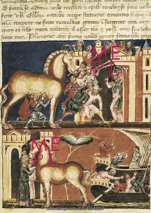 : Trojan War. Siege and assault on the city of : Trojan War. Siege and assault on the city of