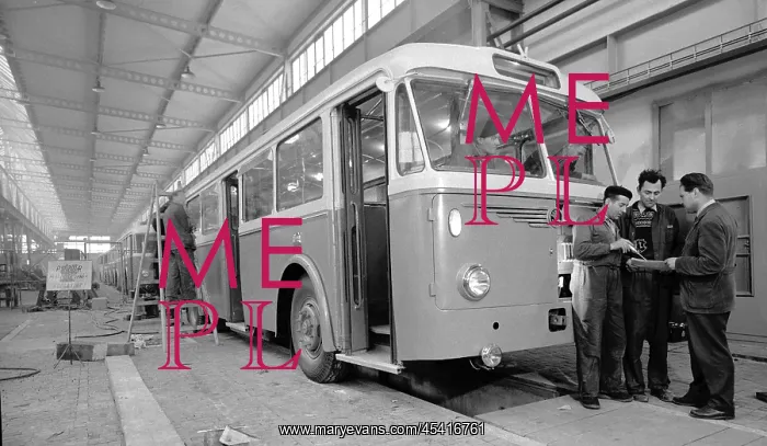 : Trolleybus factory - 1960 : Trolleybus factory - 1960