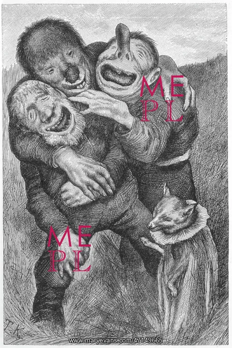 : Three trolls and a fox : Three trolls and a fox