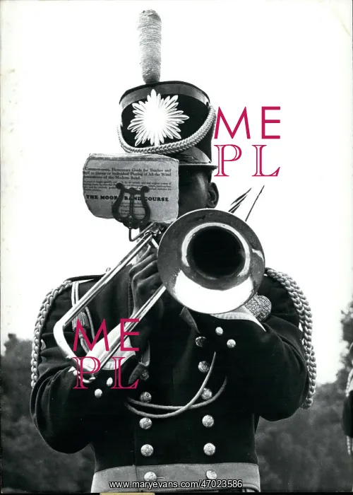 : Trombonist of 2nd US Panzer Cavalry Regiment : Trombonist of 2nd US Panzer Cavalry Regiment