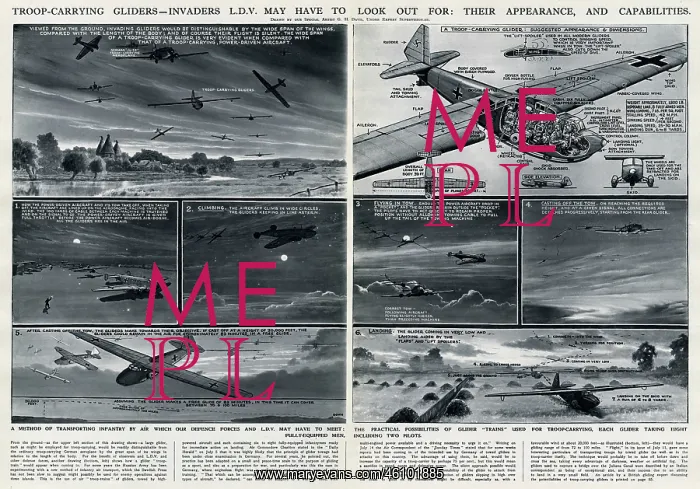 : Troop-carrying gliders by G. H. Davis : Troop-carrying gliders by G. H. Davis