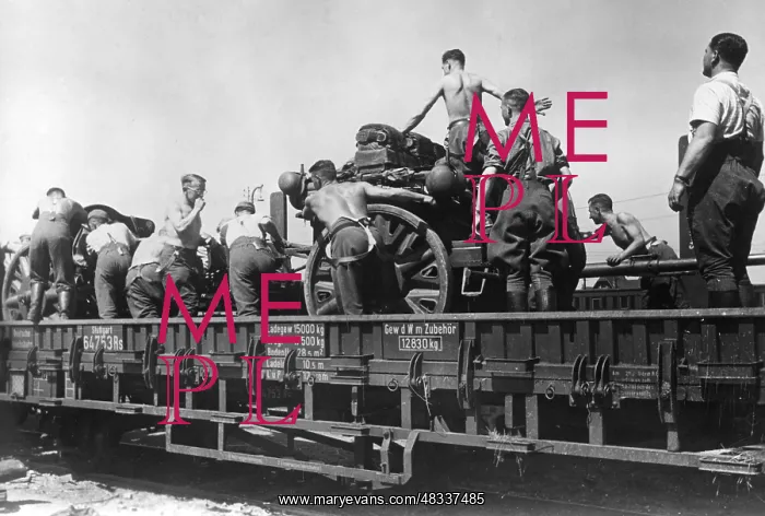 : Troop transport trains on the way to the front, 1939 : Troop transport trains on the way to the front, 1939