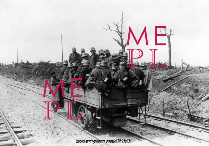 : Troop transport to the Western Front, 1918 : Troop transport to the Western Front, 1918