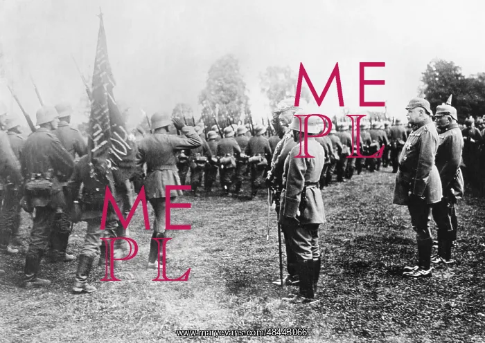 : Troop visit of the Emperor, 1917 : Troop visit of the Emperor, 1917