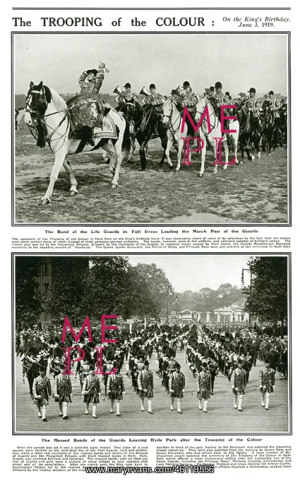 : Trooping of the Colour, 1919 : Trooping of the Colour, 1919