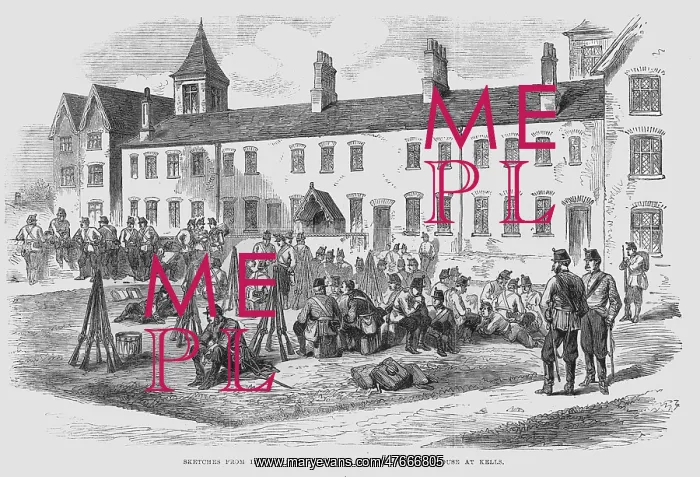 : Troops at Kells Workhouse : Troops at Kells Workhouse