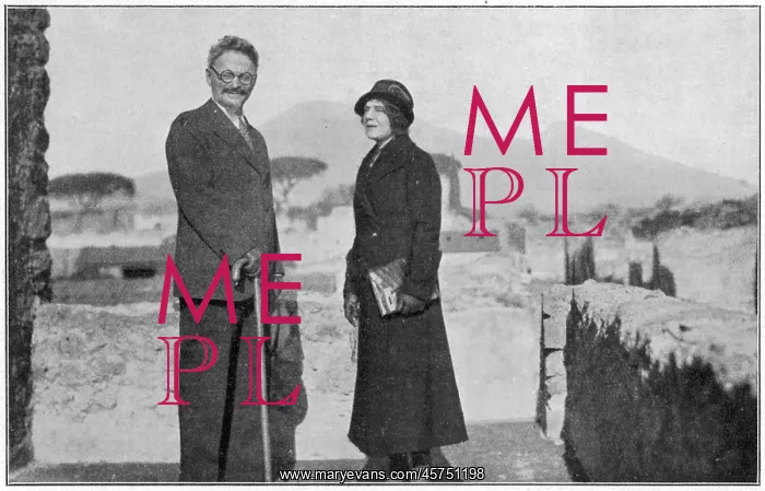 : TROTSKY AND WIFE : TROTSKY AND WIFE
