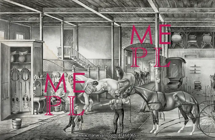 : Trotting cracks at home, a model stable : Trotting cracks at home, a model stable