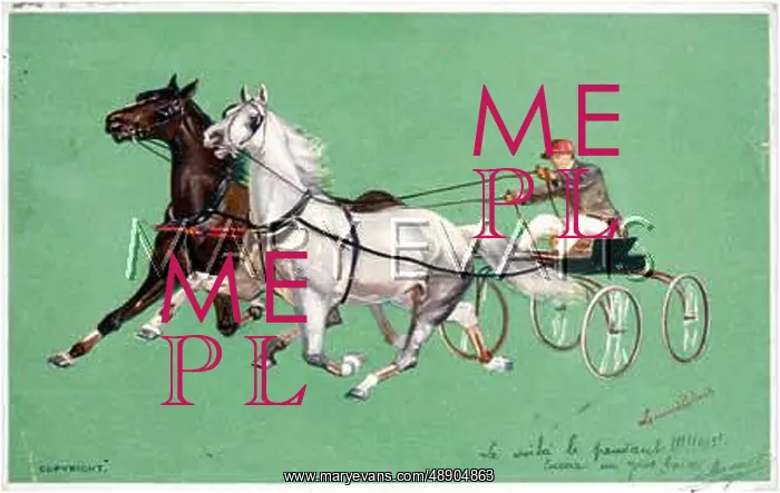  : TROTTING WITH SULKY 1908