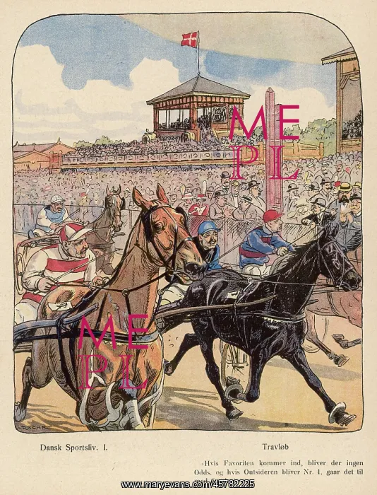  : Trotting with Sulky - 1914