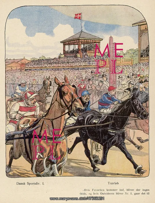  : Trotting with Sulky - 1914
