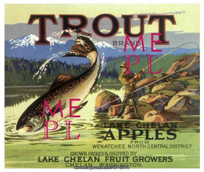  : Trout Fruit Label