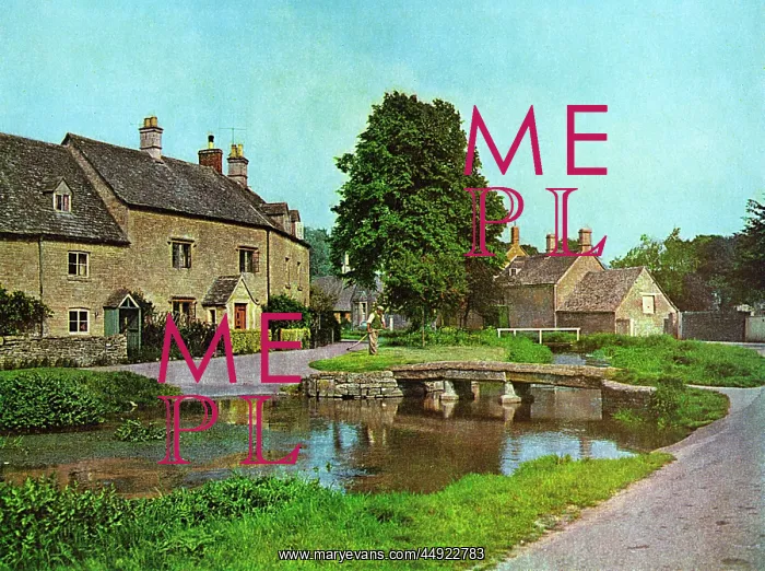  : Trout stream, Lower Slaughter, Gloucestershire