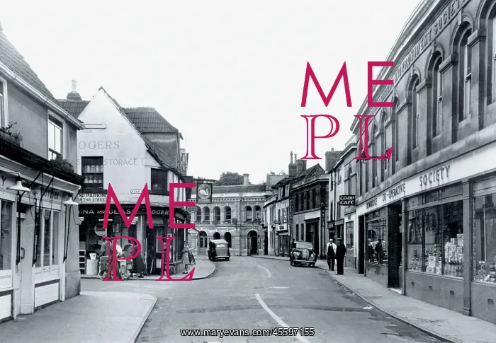  : Trowbridge, Church Street c1955